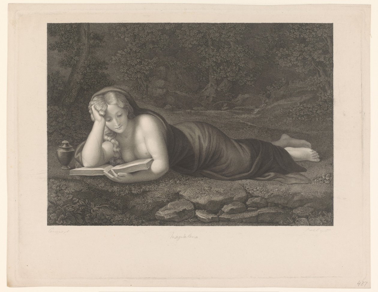 Maria Maddalena che legge da Carl Rahl