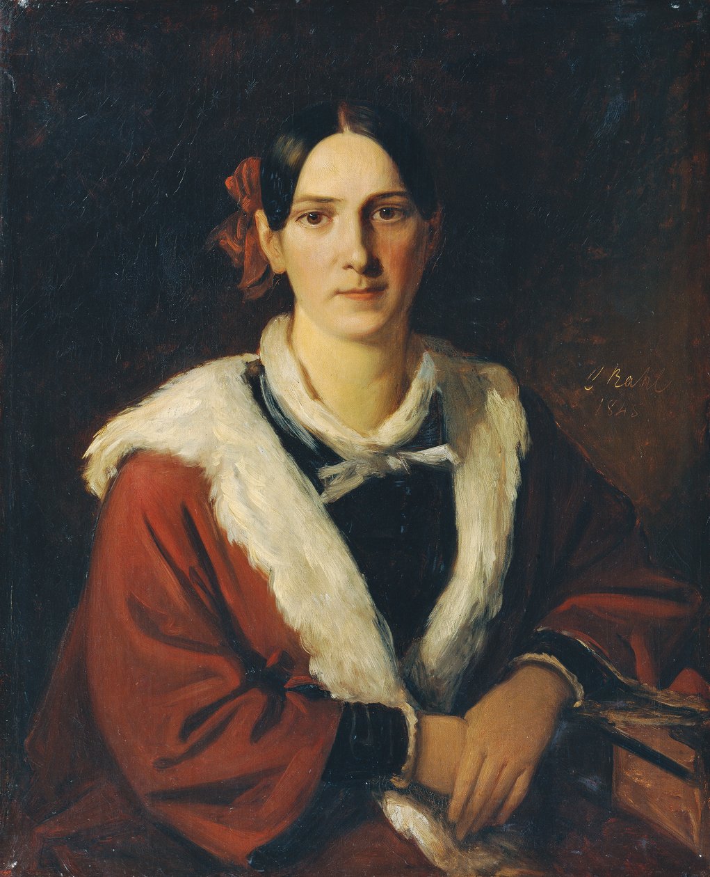 Luise von Schwind, la moglie del pittore Moritz von Schwind da Carl Rahl