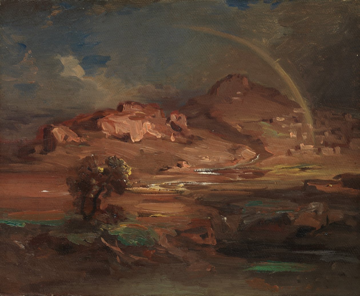 Il cimitero di Pronoia vicino a Nauplia, ca. 1841-47 da Carl Rottmann