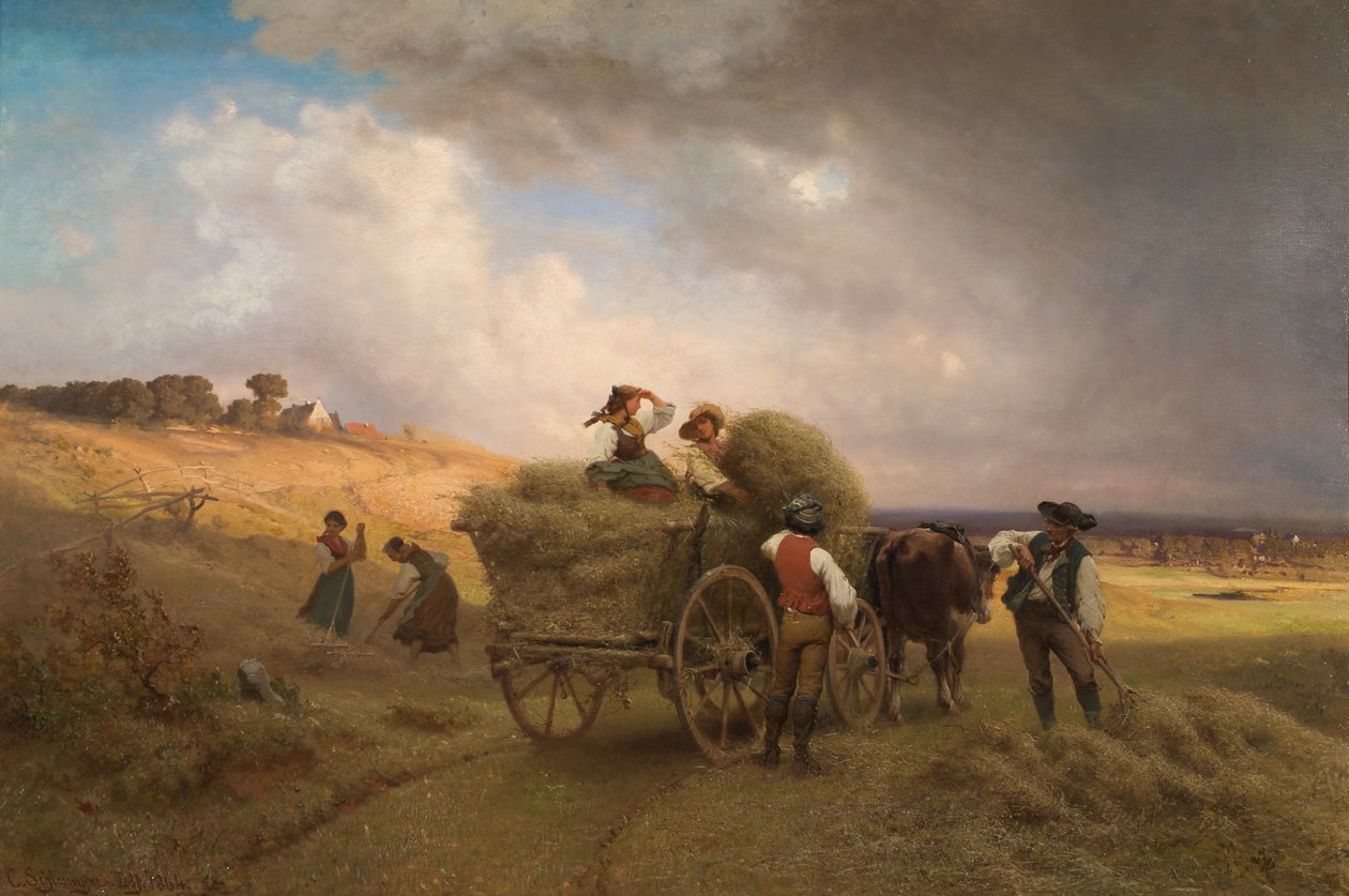 Rientro del fieno con temporale in arrivo da Carl Schlesinger