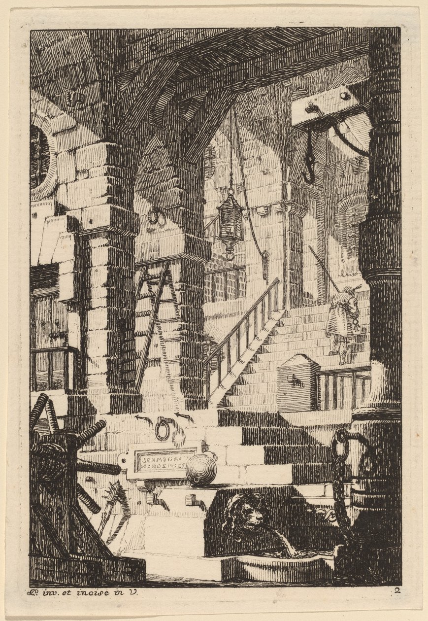 Fantasia di una Prigione Antica da Carl Schütz
