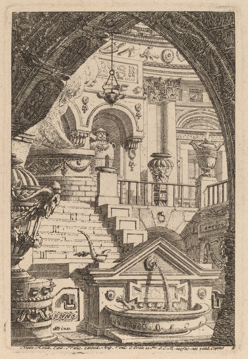 Fantasia di un tempio antico da Carl Schütz