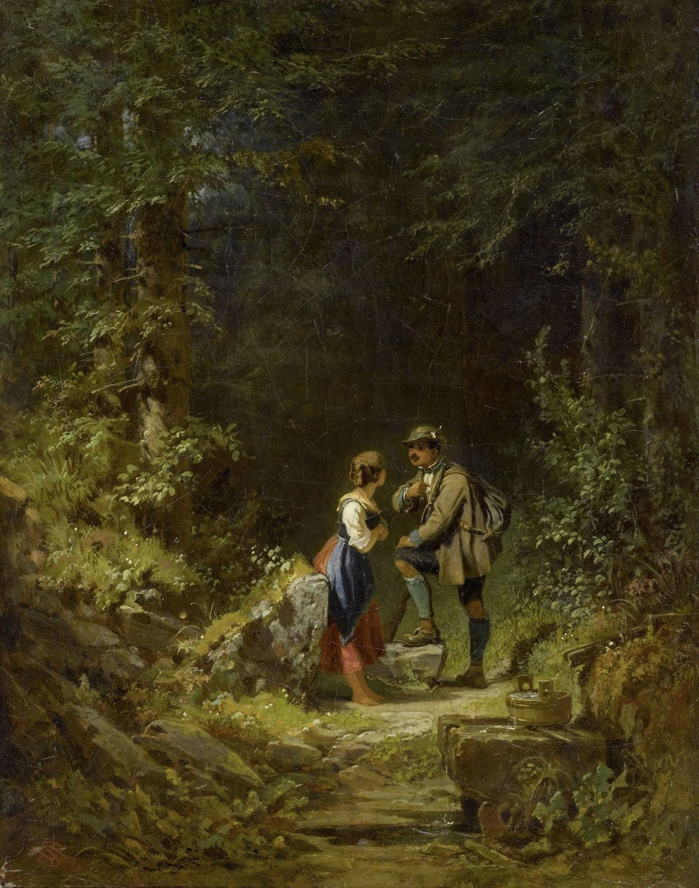 Incontro nel bosco da Carl Spitzweg