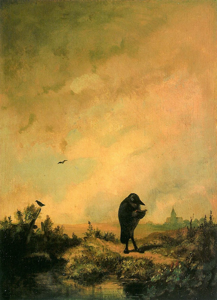 Il corvo da Carl Spitzweg
