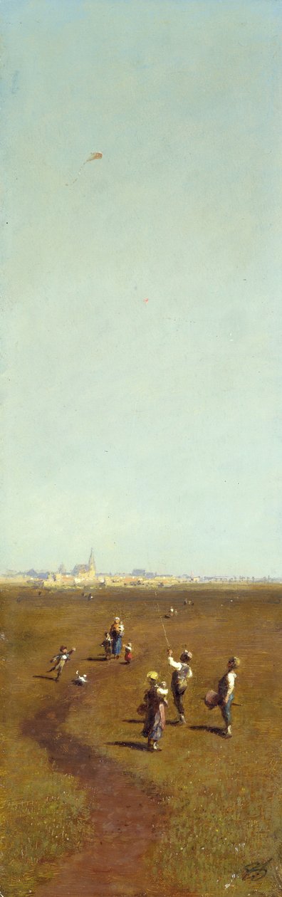Drachensteigen da Carl Spitzweg