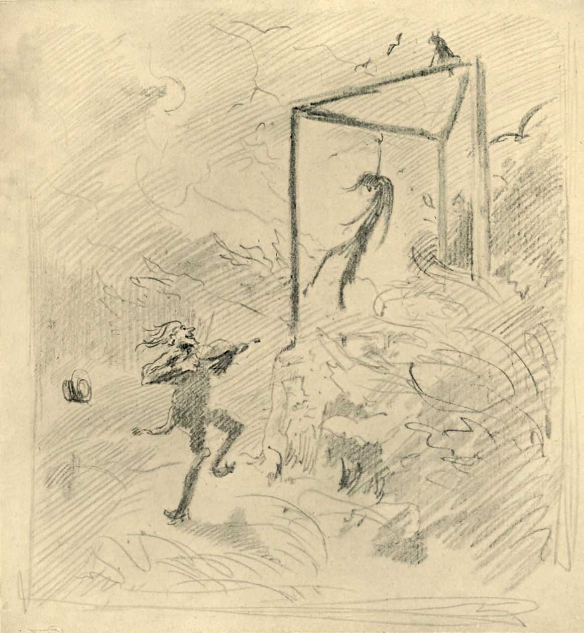 Galgenmusik, metà-fine XIX secolo, c1924 da Carl Spitzweg