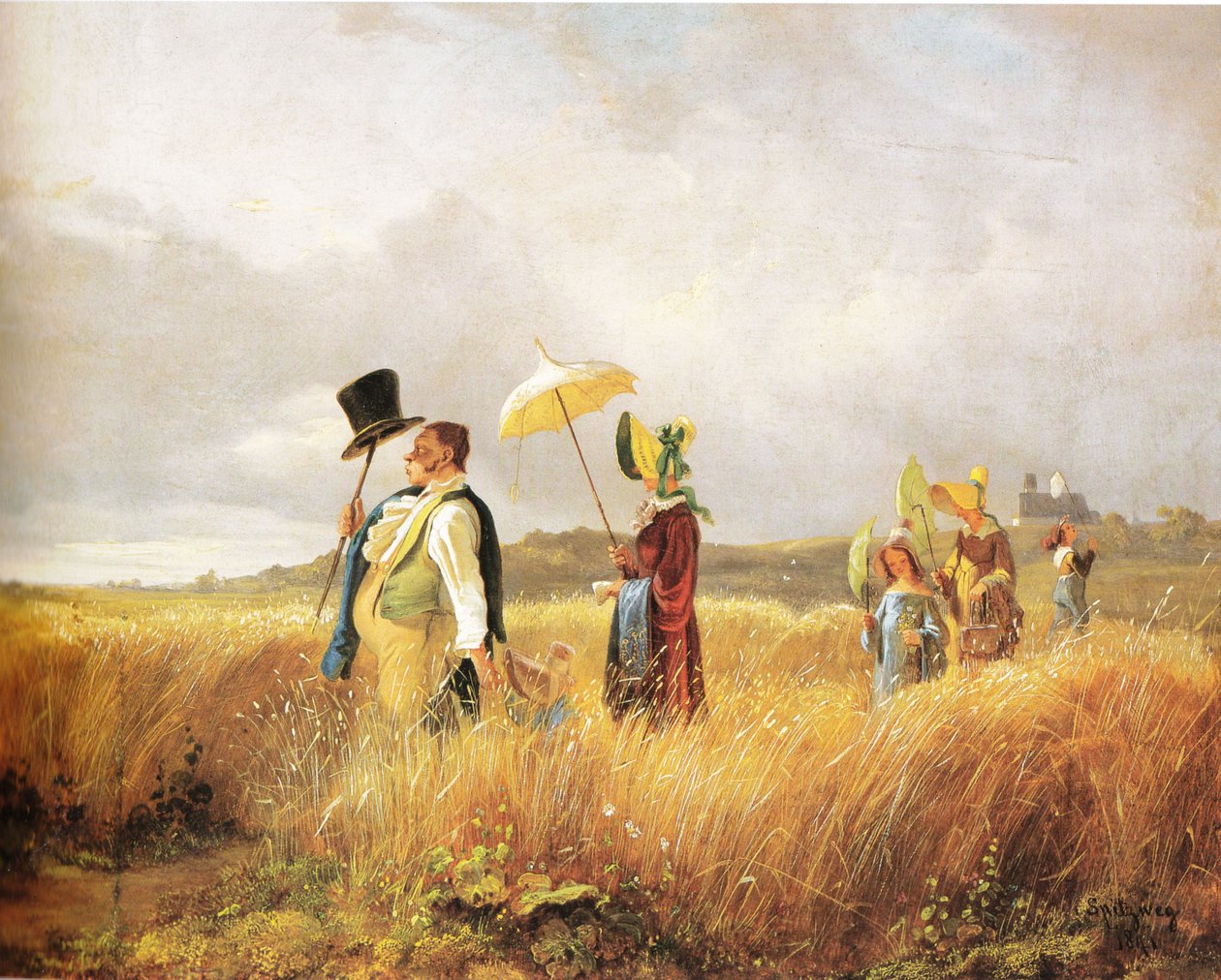 Passeggiata domenicale da Carl Spitzweg