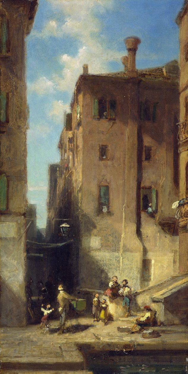 Strada a Venezia da Carl Spitzweg