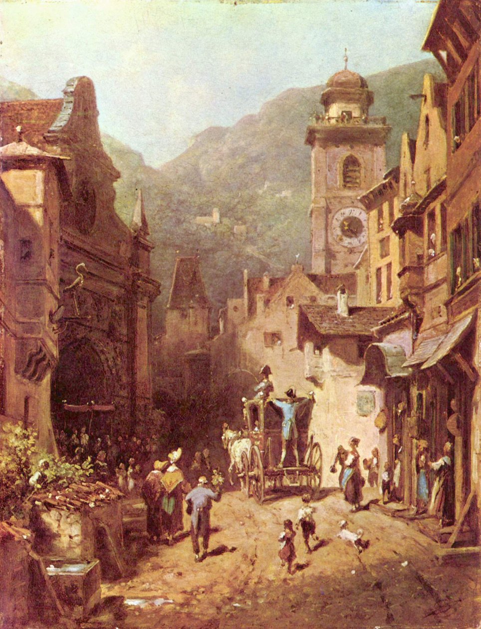 La visita del principe locale da Carl Spitzweg