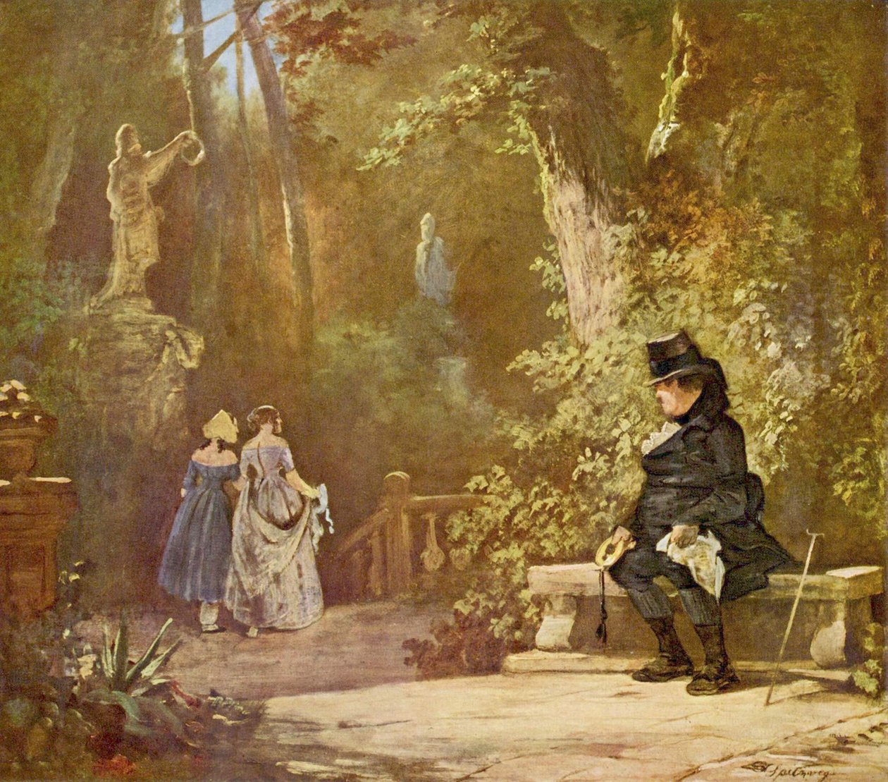 Il vedovo da Carl Spitzweg