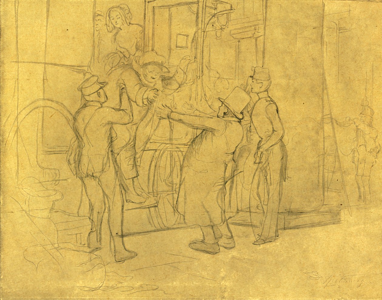 Willkommen, metà-fine XIX secolo, c1924 da Carl Spitzweg