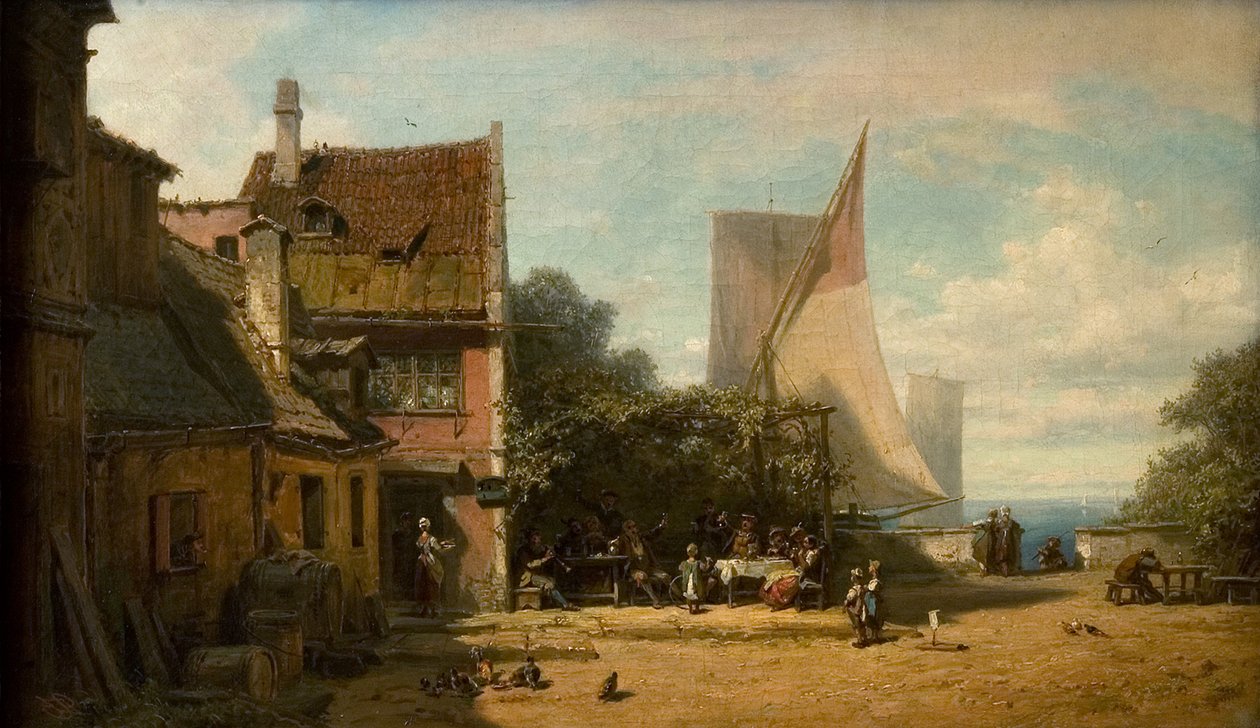 Taverna sul lago da Carl Spitzweg