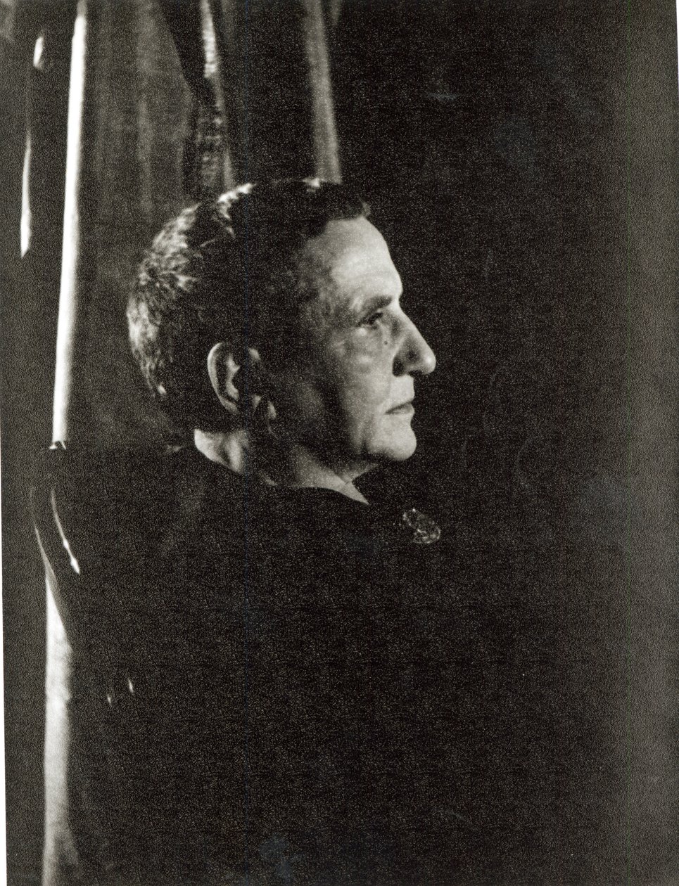 Gertrude Stein (1874-1946) 4 novembre 1934 (stampa alla gelatina d