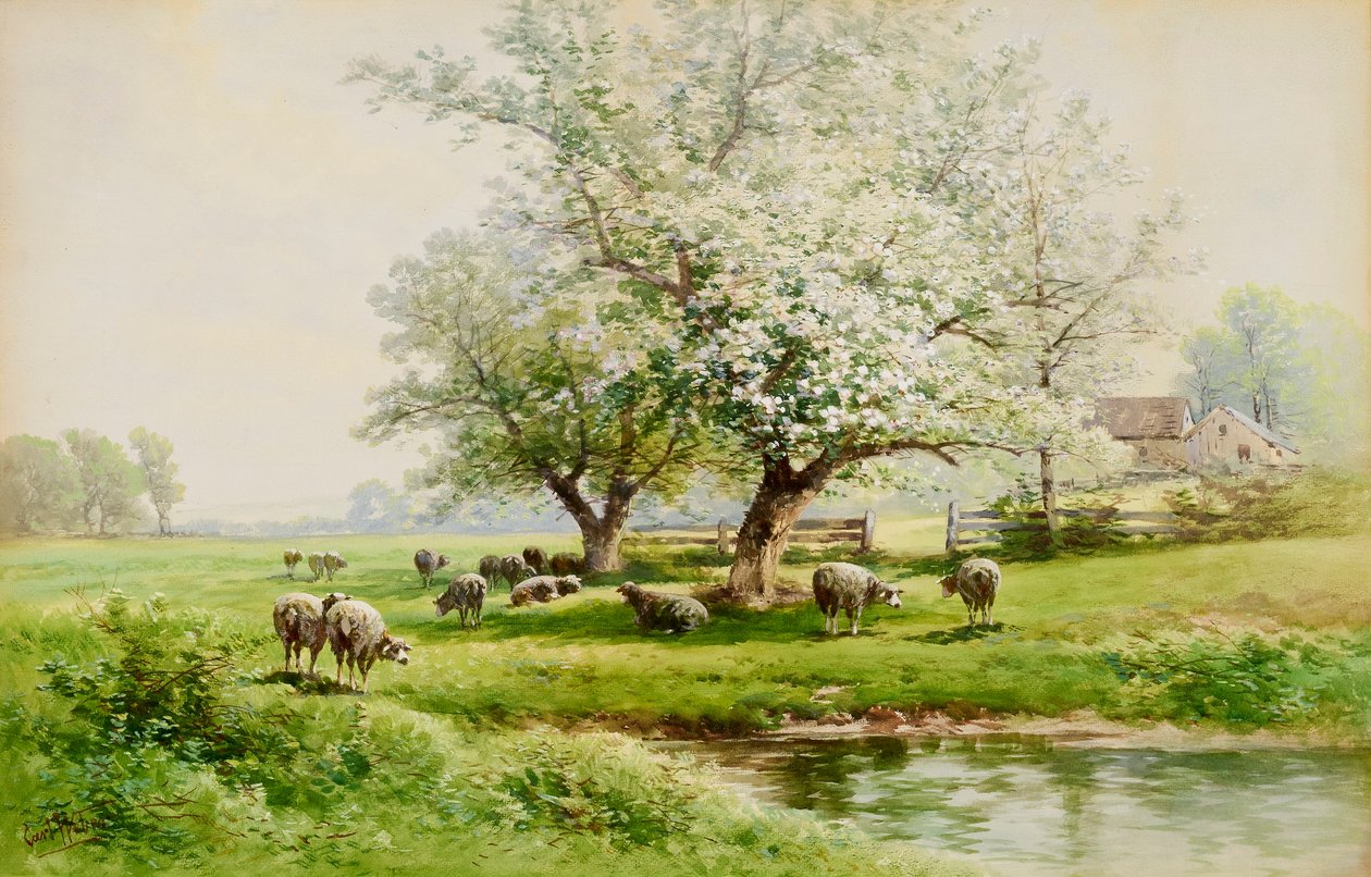 Paesaggio pastorale da Carl Weber