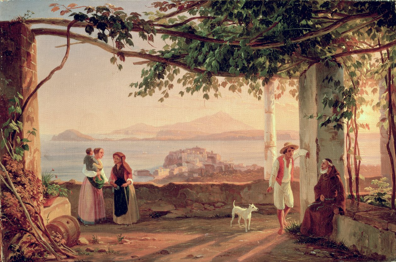Pozzuoli, c.1831 da Carl Wilhelm Goetzloff