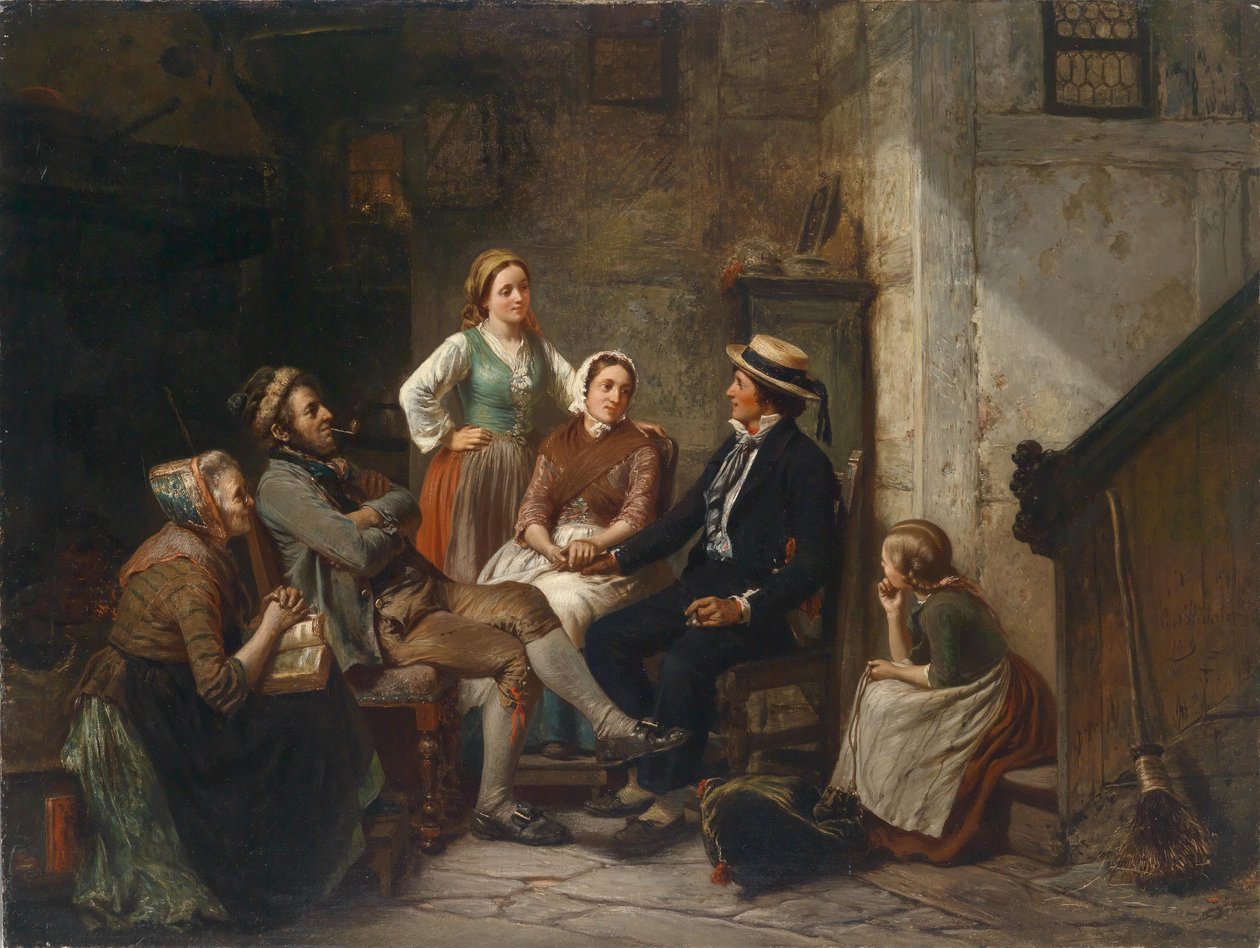 Ritorno del giovane marinaio da Carl Wilhelm Huebner