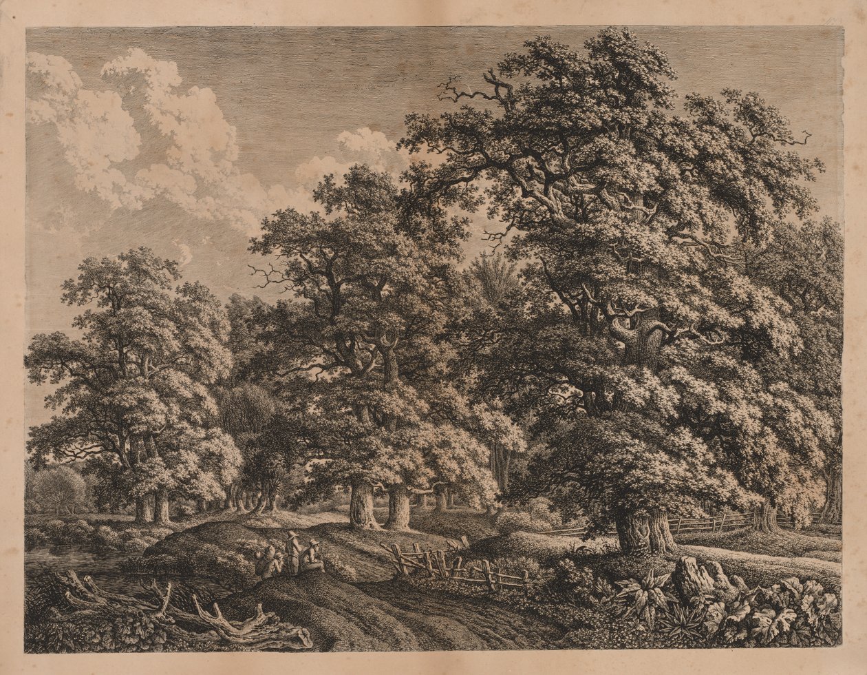 Paesaggio e Tre Figure da Carl Wilhelm Kolbe I