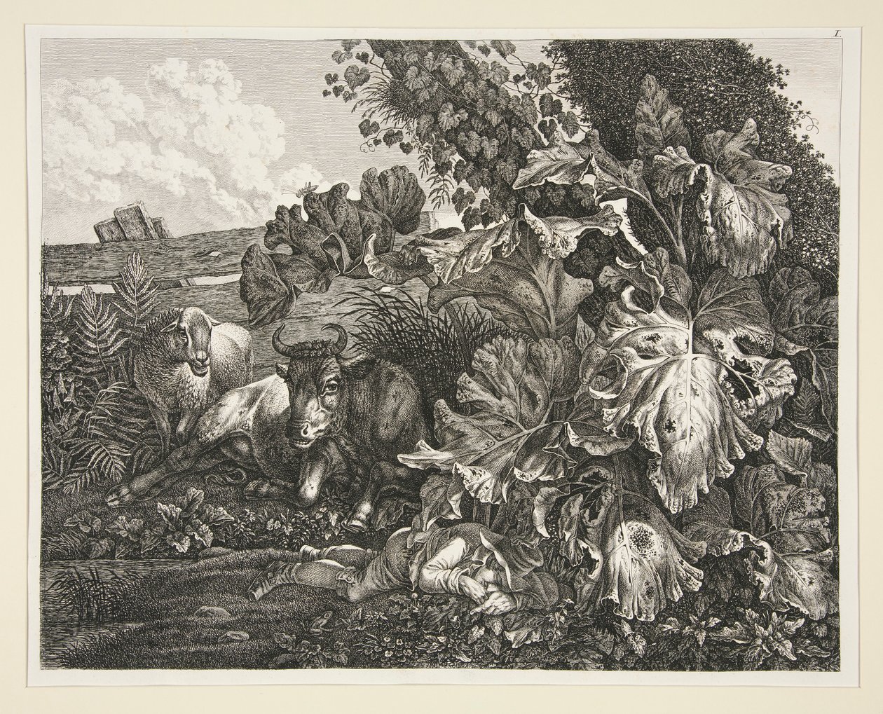 Paesaggio da Carl Wilhelm Kolbe the elder