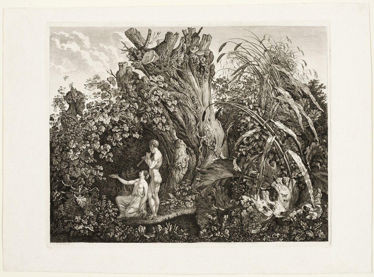Il sacrificio di Pan da Carl Wilhelm Kolbe, the elder