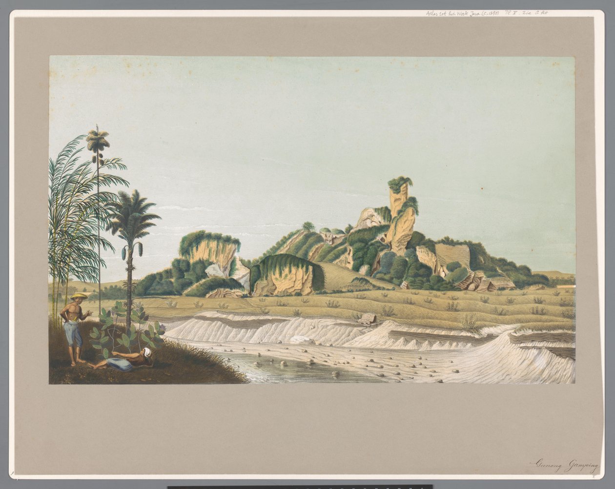 Gunung Gamping a Giava da Carl Wilhelm Mieling (possibly)