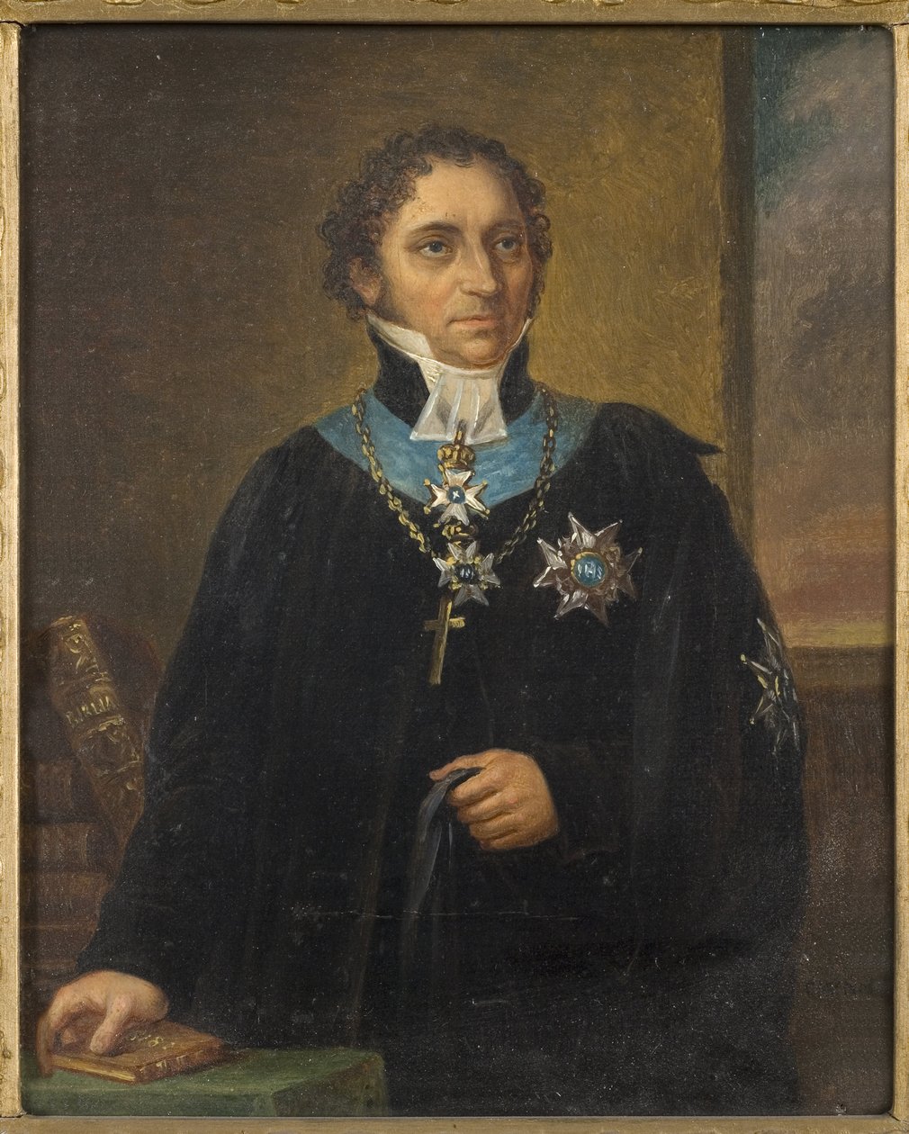 Ritratto di Johan Olof Wallin da Carl Wilhelm Nordgren