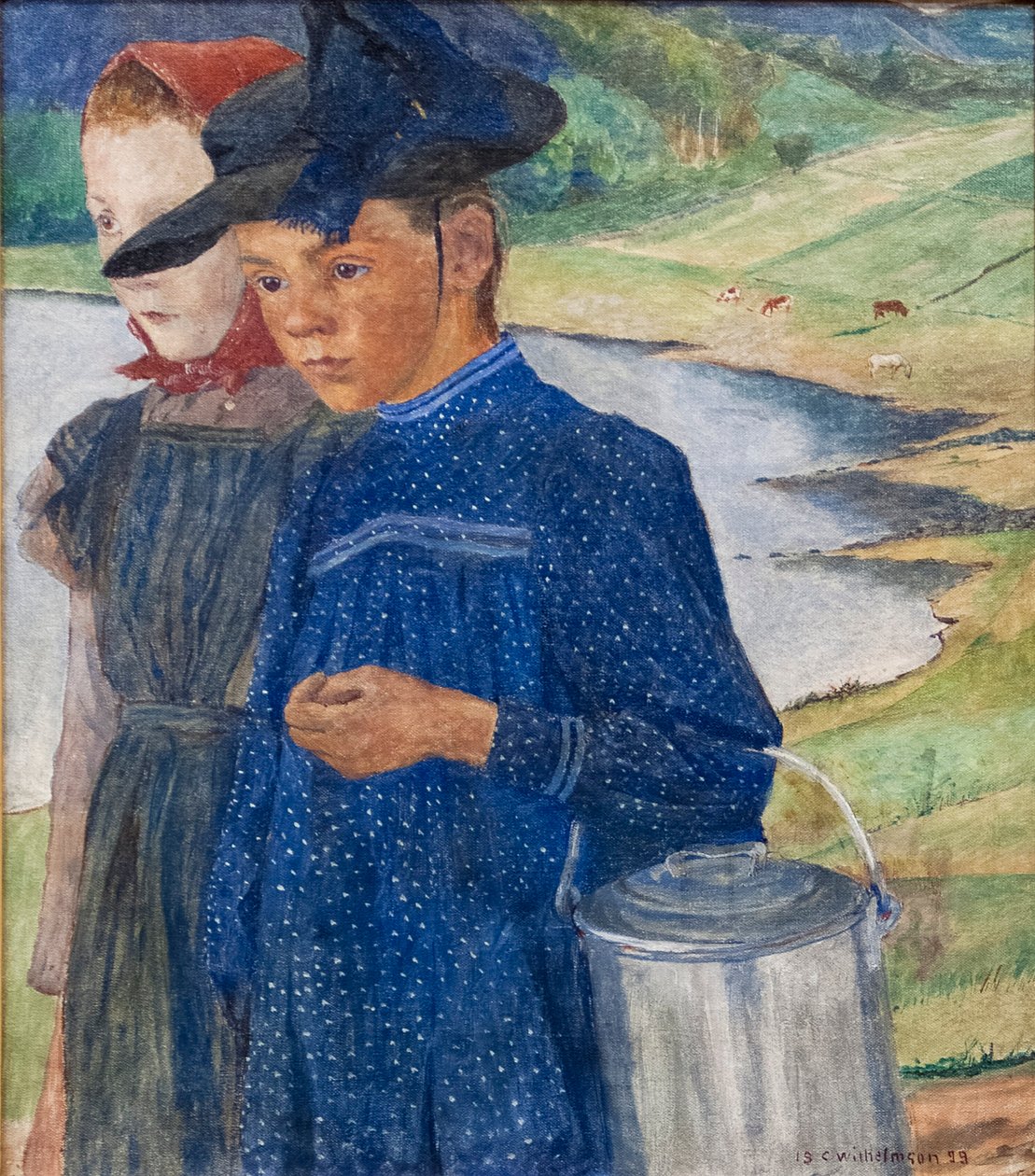 Due Ragazze sulla Strada da Carl Wilhelm Wilhelmson