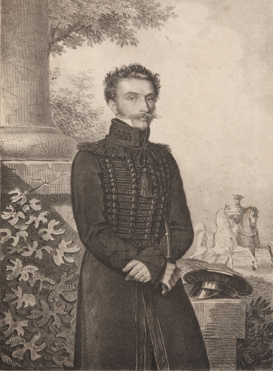 Ritratto del conte Paul Khristoforovich Grabbe, 1820s da Carl von Hampeln