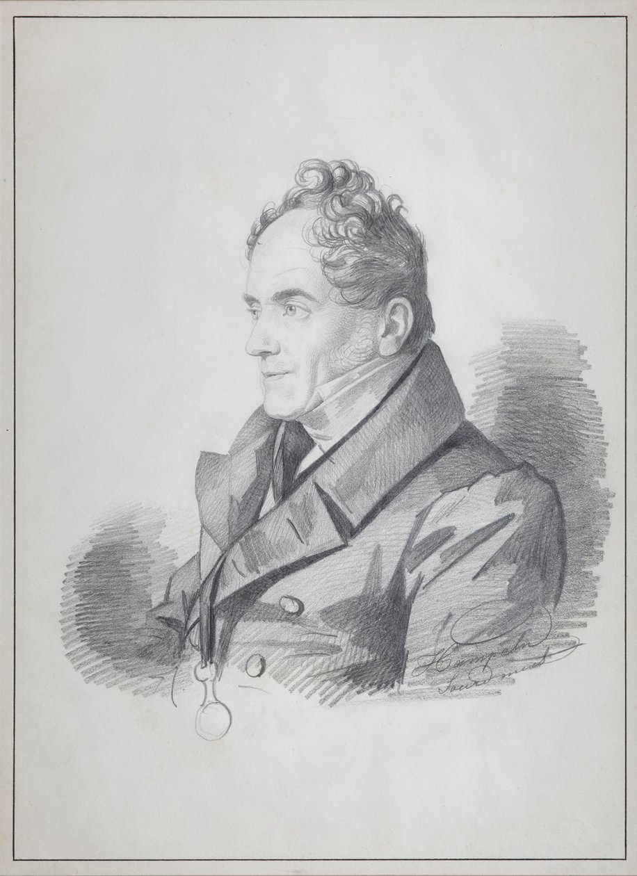 Ritratto del conte Viktor Pavlovich Kochubey 1768-1834, Cancelliere imperiale di Russia, c. 1832 da Carl von Hampeln
