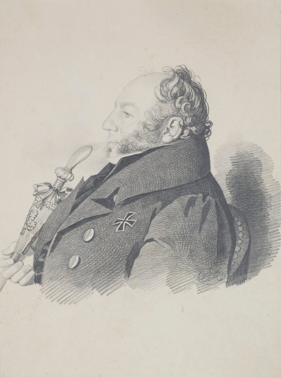 Ritratto di Vasily Vasilyevich Kochubey 1784-1844, c. 1832 da Carl von Hampeln
