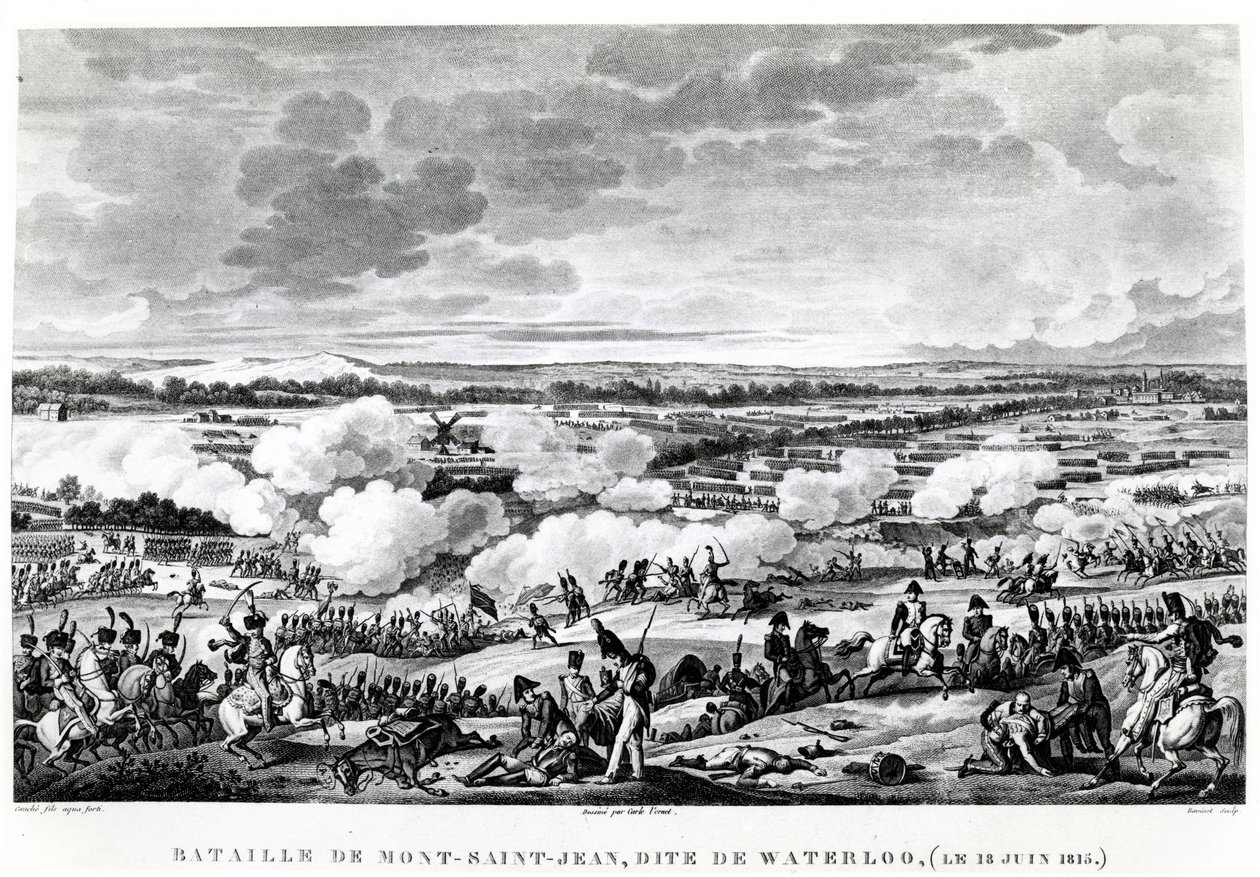 Battaglia di Waterloo, 18 giugno 1815 da Carle Vernet