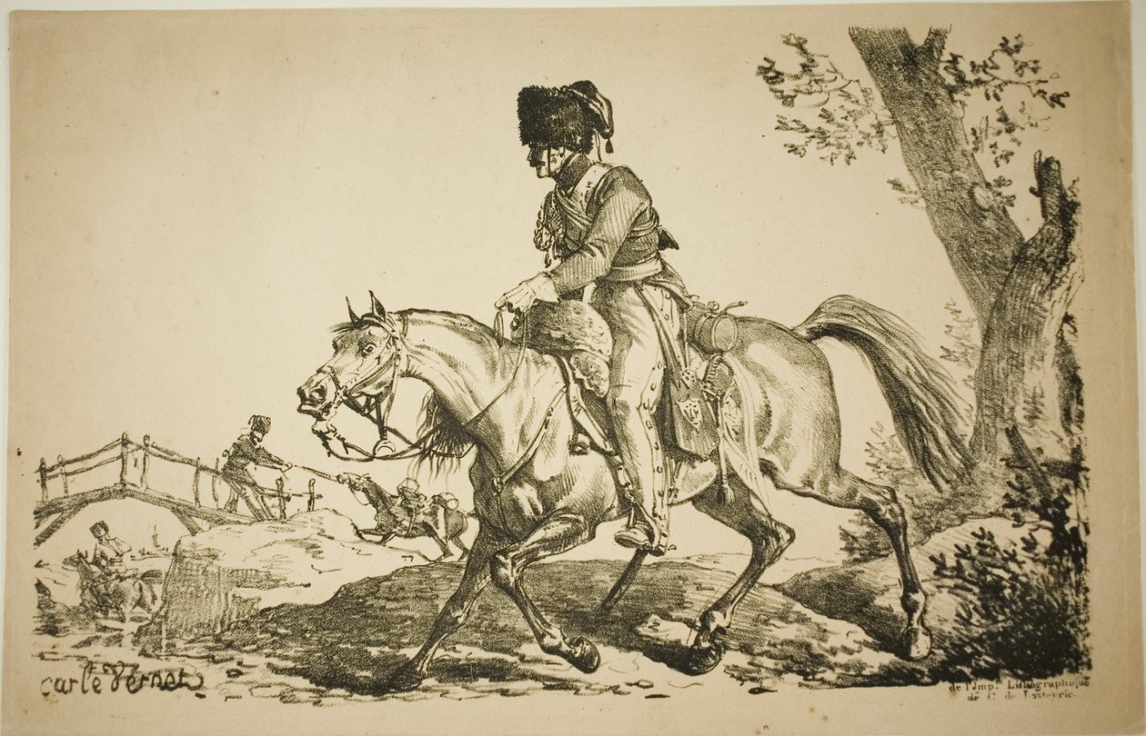 Artigliere a cavallo da Carle Vernet