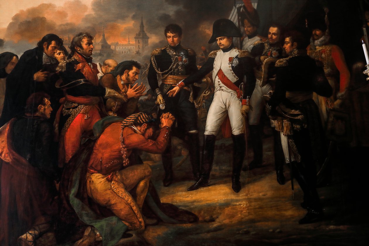 Napoleone davanti a Madrid nel 1808 da Carle Vernet