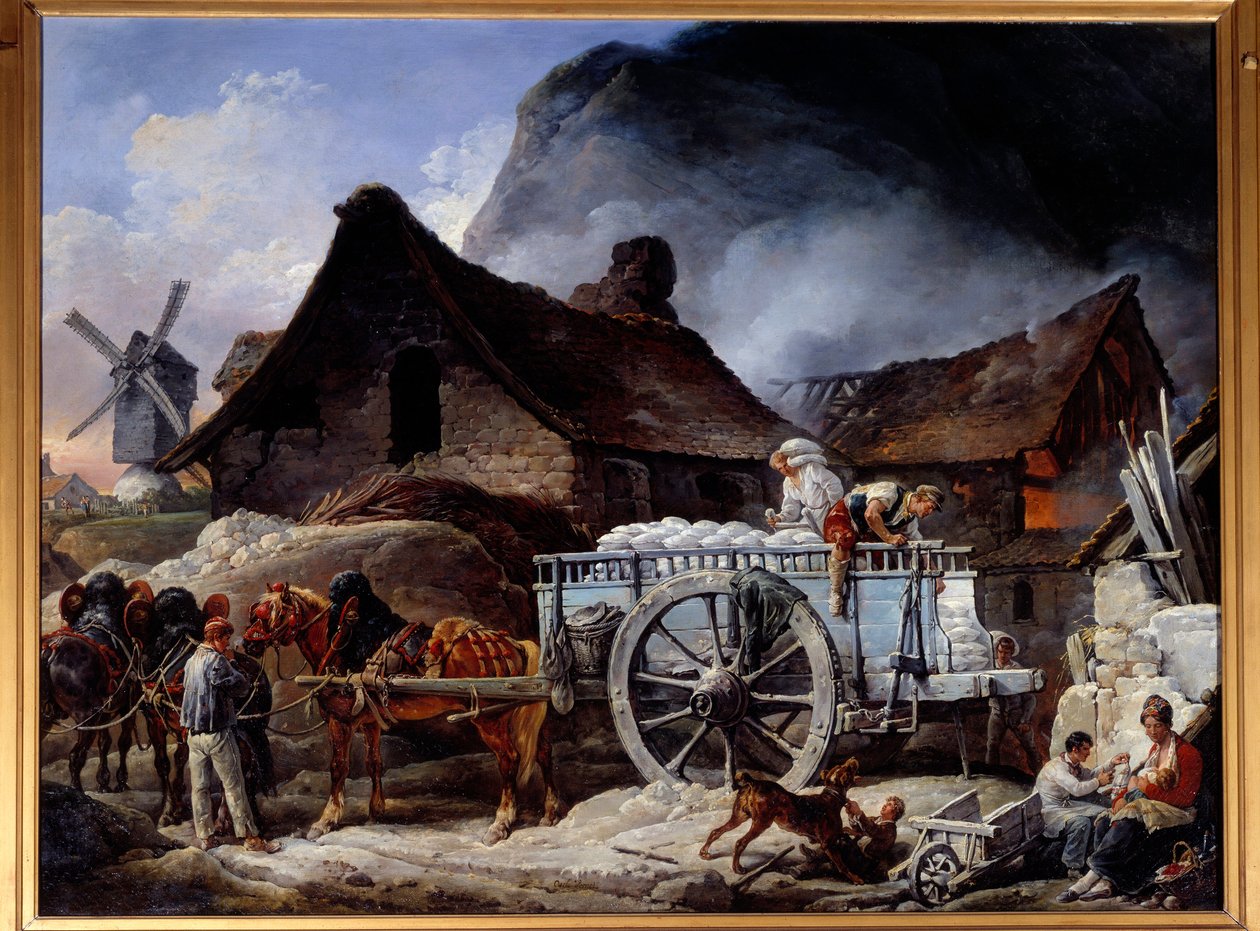 Forno di gesso a Montmartre da Carle Vernet