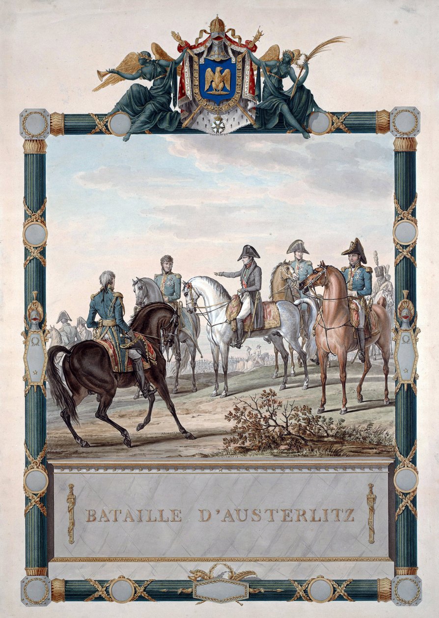 La battaglia di Austerlitz del 2 dicembre da Carle Vernet