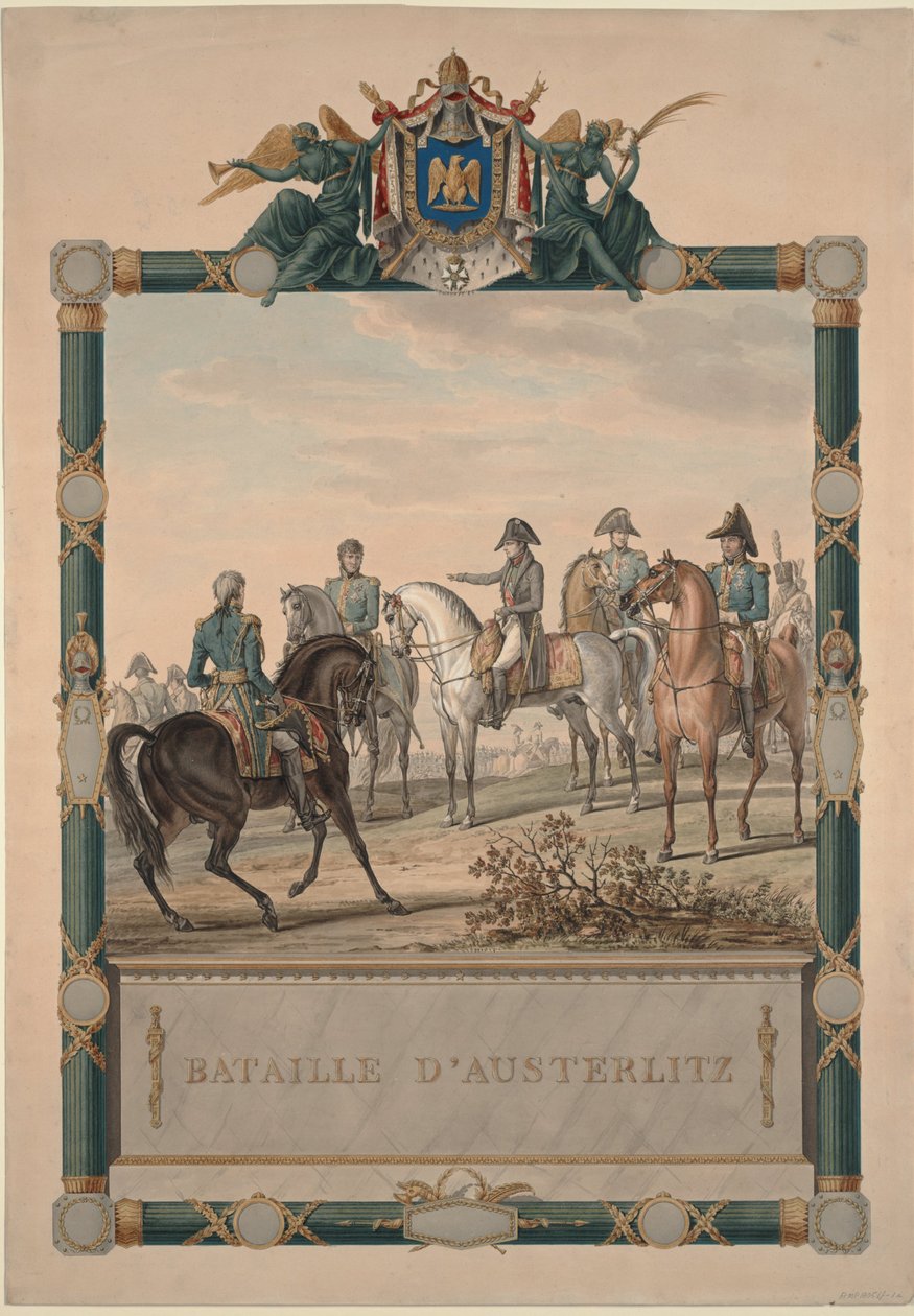 La battaglia di Austerlitz del 2 dicembre 1805, 1805 da Carle Vernet