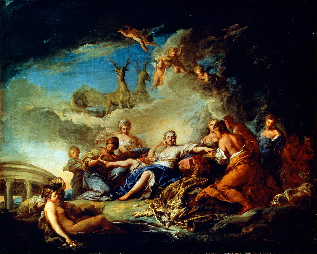 Il riposo di Diana durante la caccia, XVII secolo da Carle van Loo