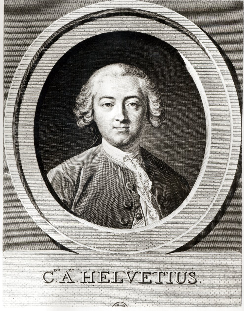 Ritratto di Claude Adrien Helvetius (1715-1771) filosofo francese da Carle van Loo