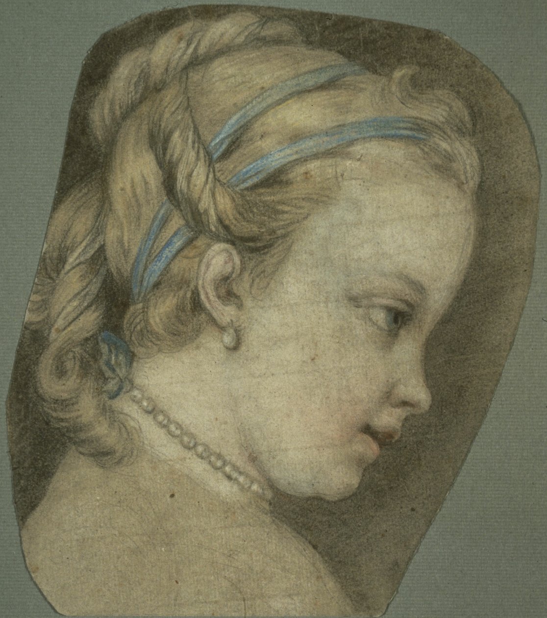 Ragazza rivolta a destra da Carle van Loo