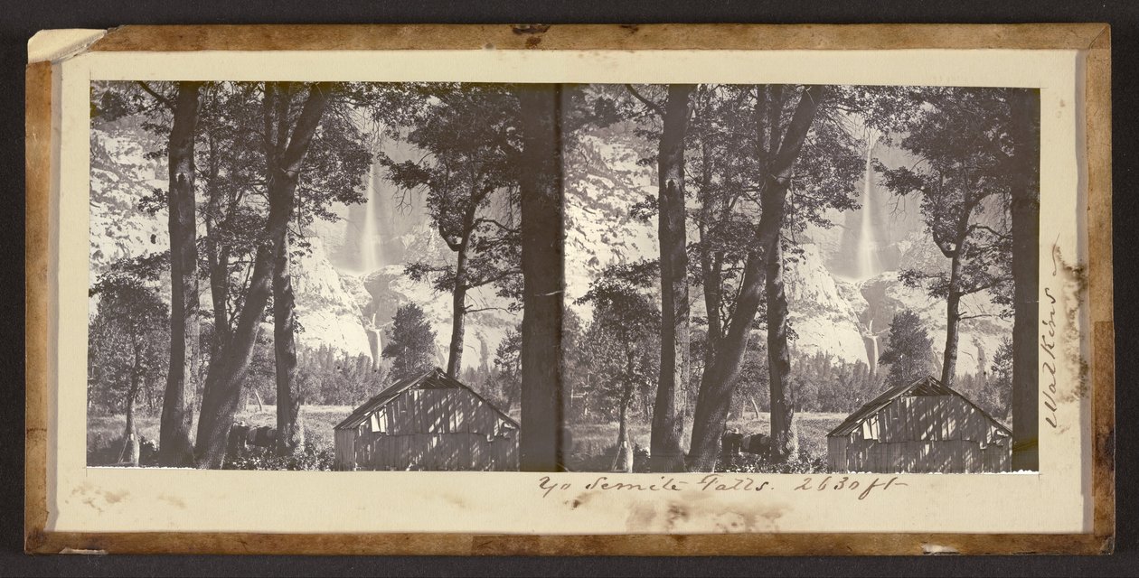 Cascate di Yosemite, 2630 piedi da Carleton E. Watkins