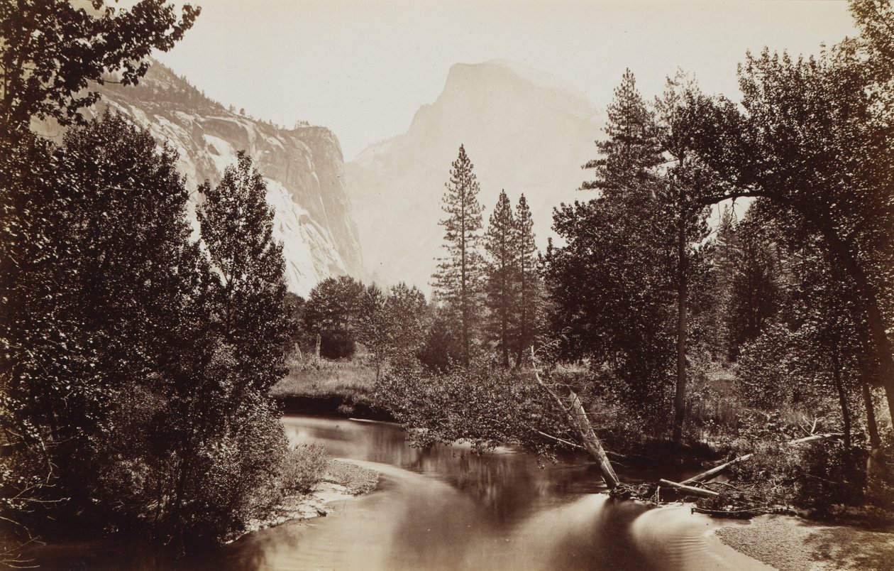 Half Dome, Yosemite, California da Carleton E. Watkins