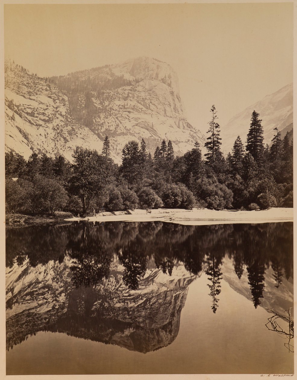 Lago Specchio da Carleton E. Watkins