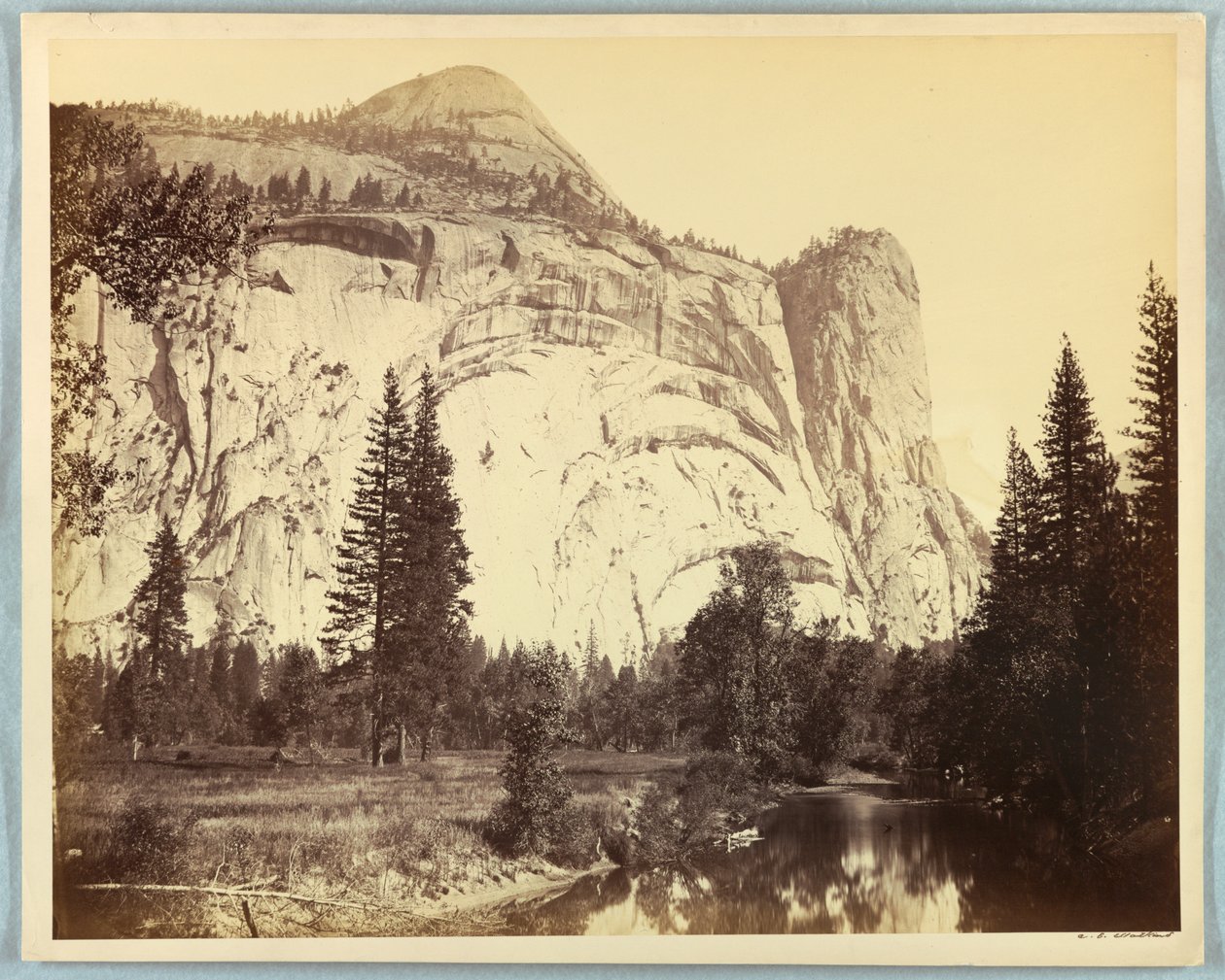 Royal Arches, Washington Column, North Dome da Carleton E. Watkins