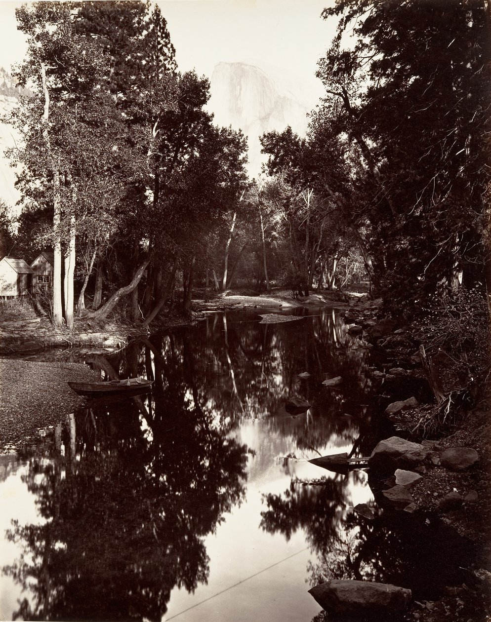 Cupola sud, 6.000 piedi, Yosemite, ca. 1872, stampato ca. 1876 da Carleton E. Watkins.