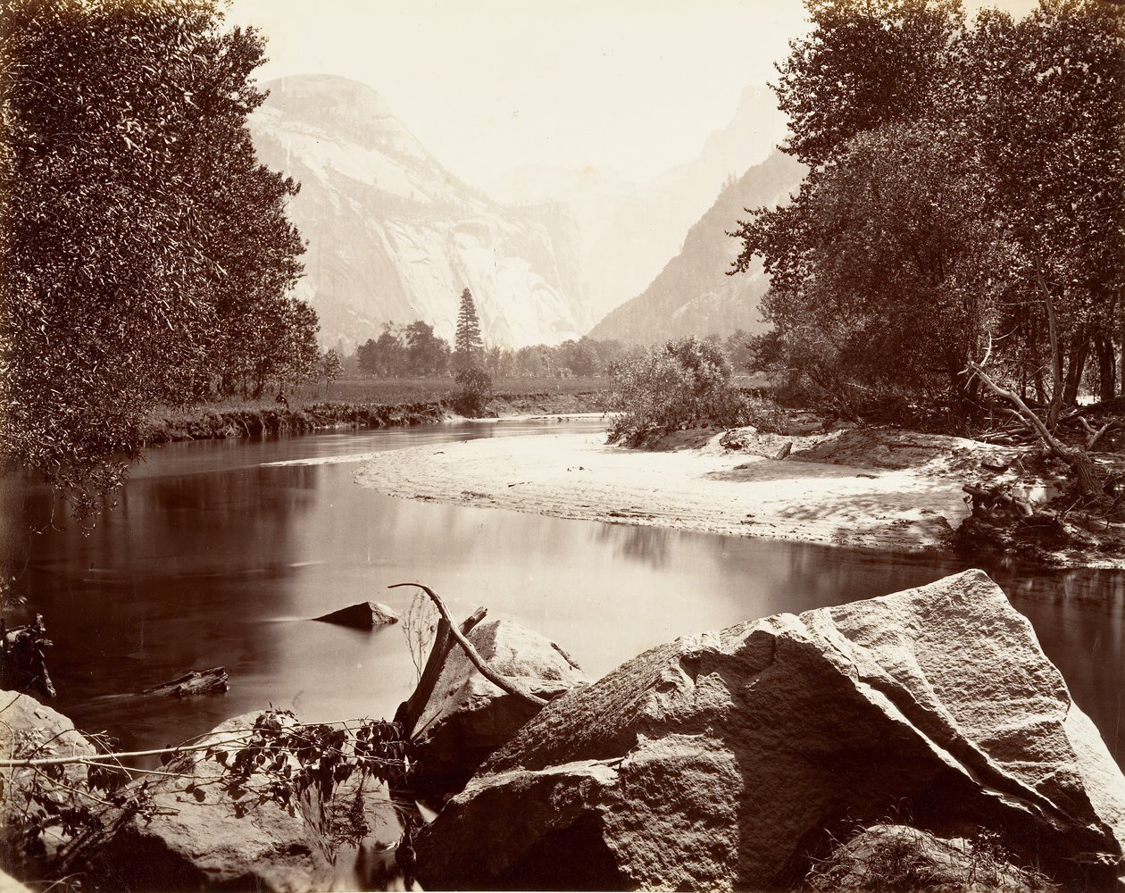 Le Cupole, Yosemite da Carleton E. Watkins.
