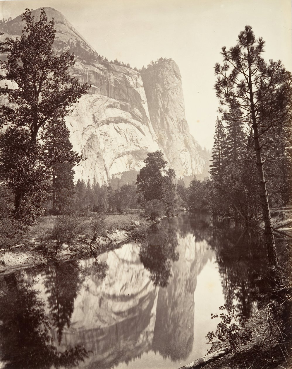 Washington Tower, Yosemite da Carleton E. Watkins.