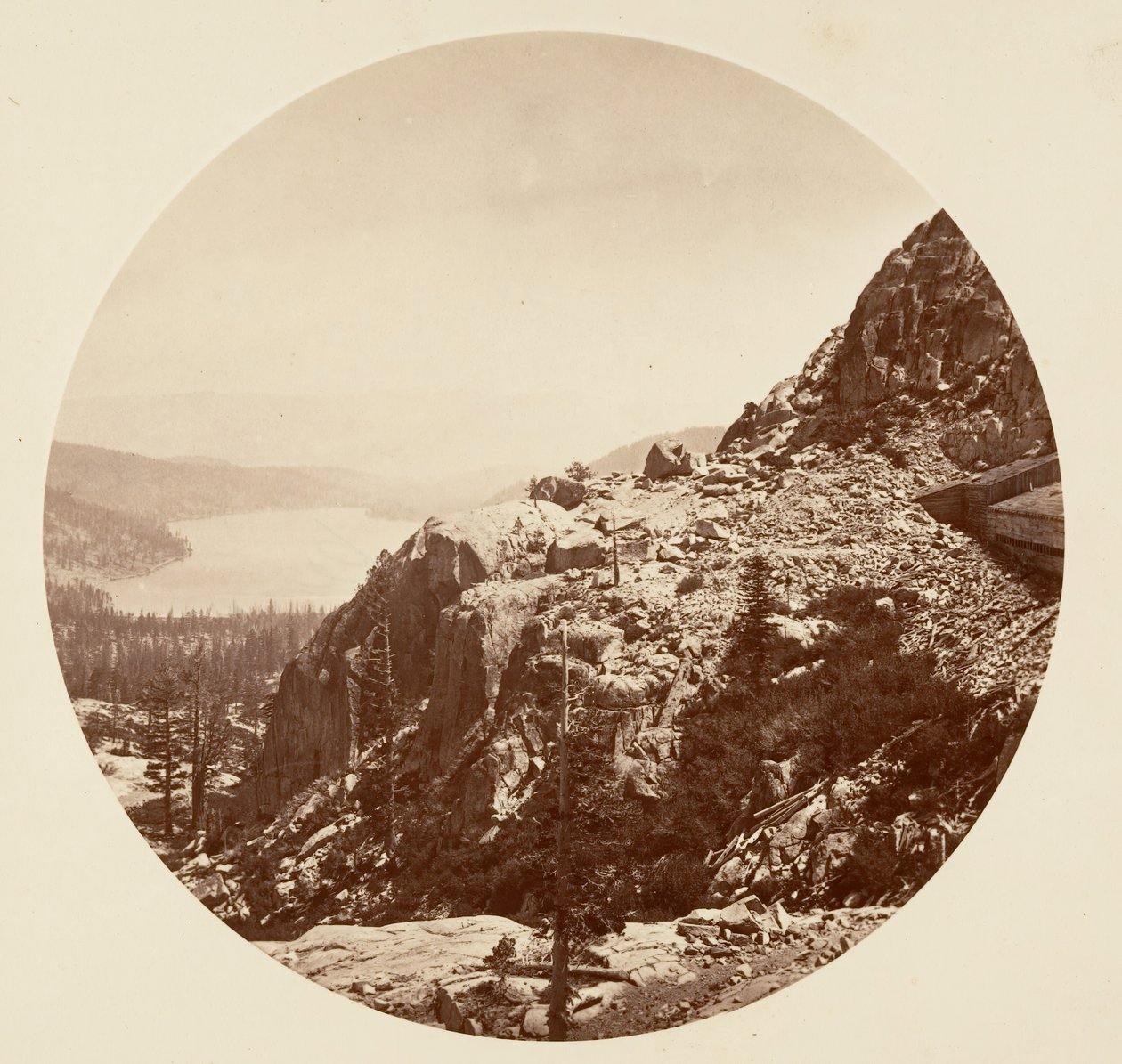 Lago Donner, ca. 1878 da Carleton Emmons Watkins