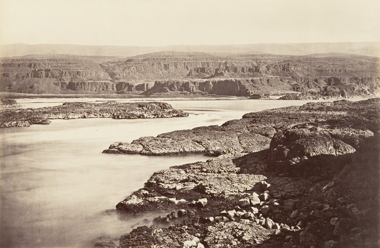 Passaggio delle Dalles, Oregon da Carleton Emmons Watkins