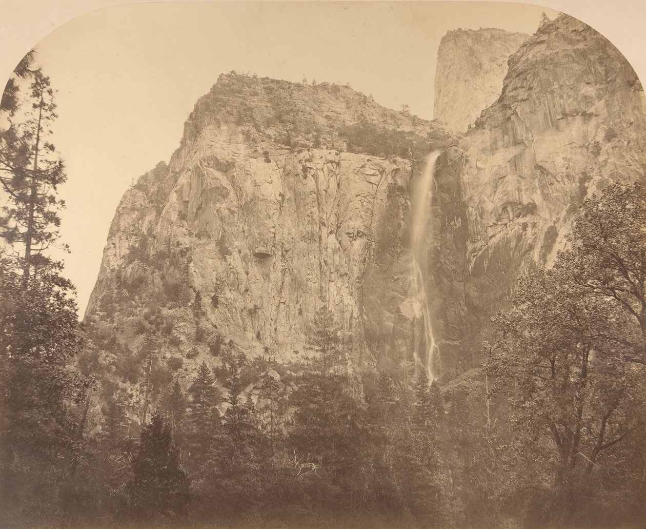 Pohono, Velo da Sposa, 900 Piedi, Yosemite da Carleton Emmons Watkins