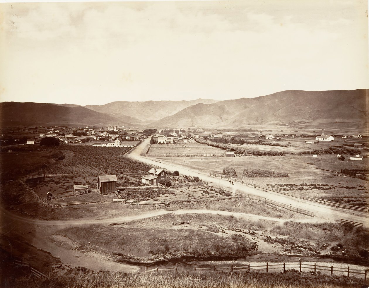 San Luis Obispo, 1876, stampato ca. 1876 da Carleton Emmons Watkins