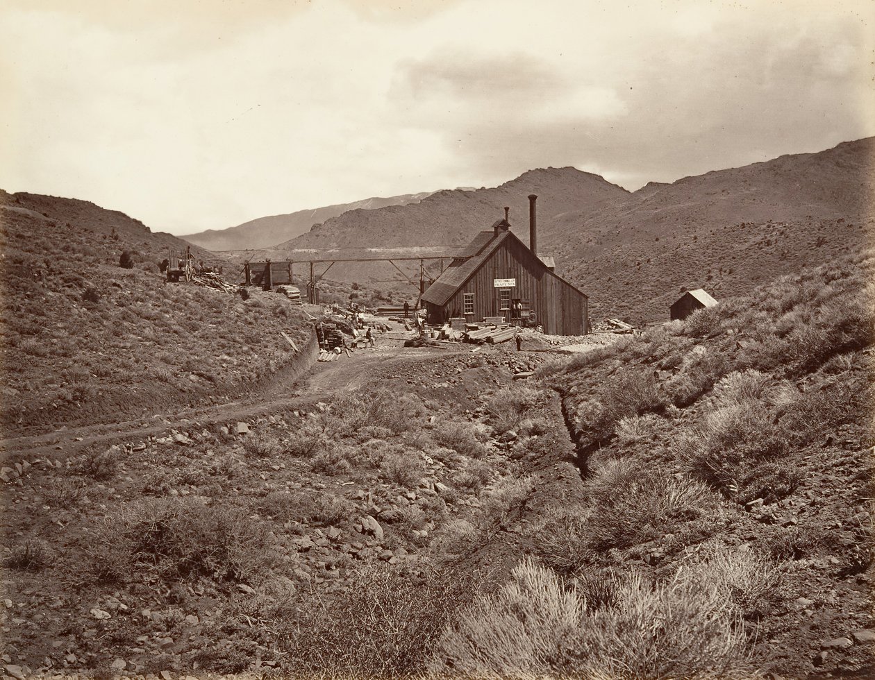 Pozzo del tunnel di Sutro n. 3 da Carleton Emmons Watkins
